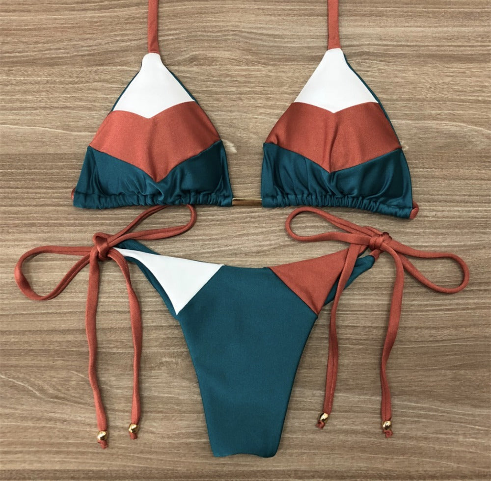 Blommig bikini