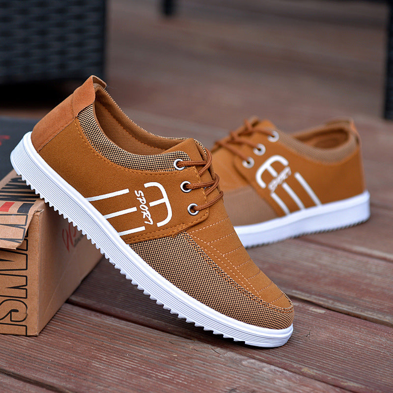 2021 nya höstluftskor herr vardagsskor sneakers slip koreanska modeskor