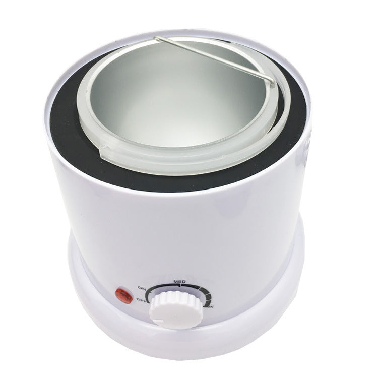 Body Hair Removal Wax Melter - AC-Powered Professional White System