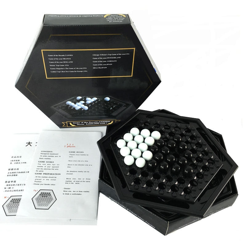 Board Game Abalone Family Board Game Intellectual Development Desktop Party Home Marble Strategy Game For Children