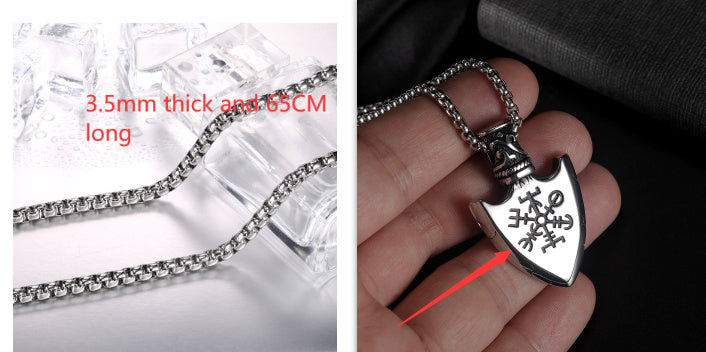Personality Titanium Steel Hip Hop Necklace Men