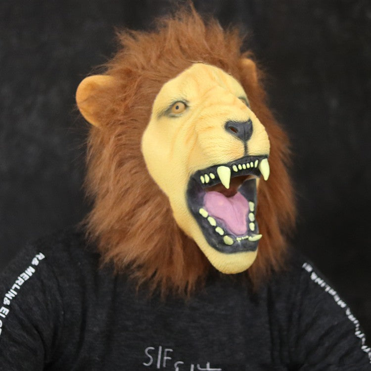 Halloween Lion Mask - Horror Party Latex Costume Mask