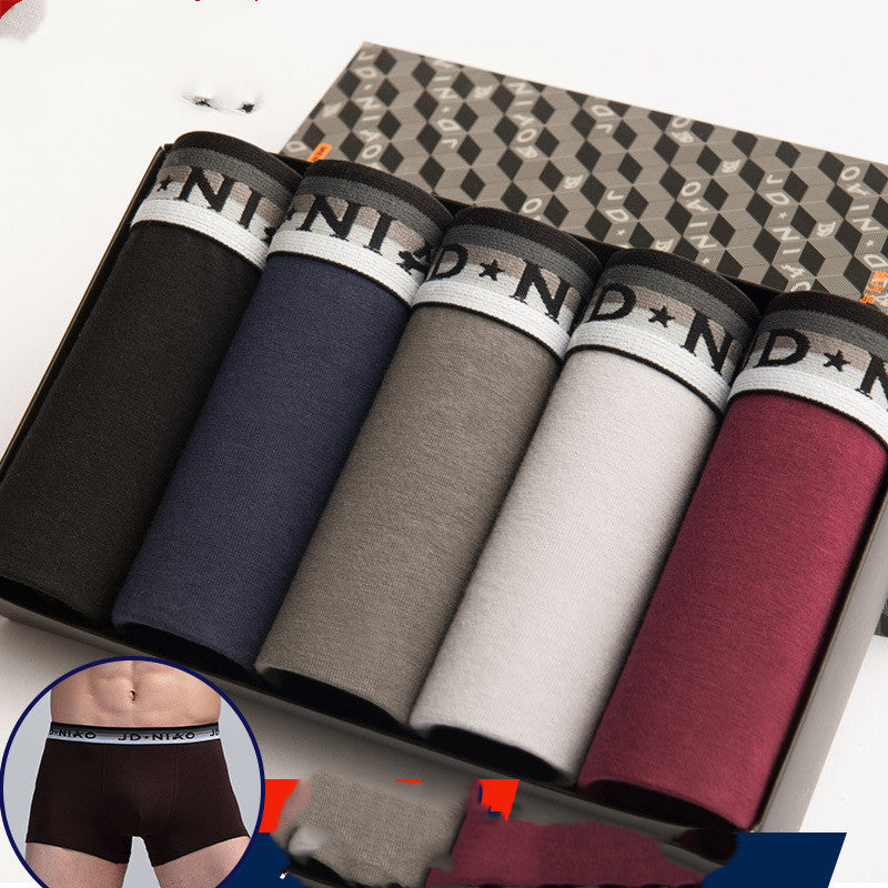 Presentförpackning med boxerbyxor för män