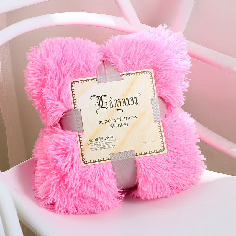 Sunday Cozy Coral Fleece Blanket