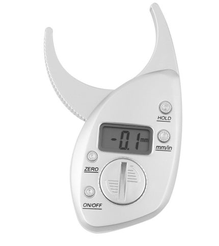 Digital kropp Fat Caliper Skinfold Caliper LCD Display Analysator Tejp mätning Pack Bantning skalar viktminskning Klippskyddshandtal