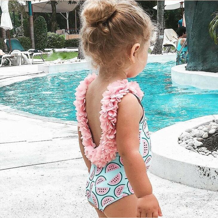 Back Cross Double Bow Baddräkt Stor Back Lace One Piece