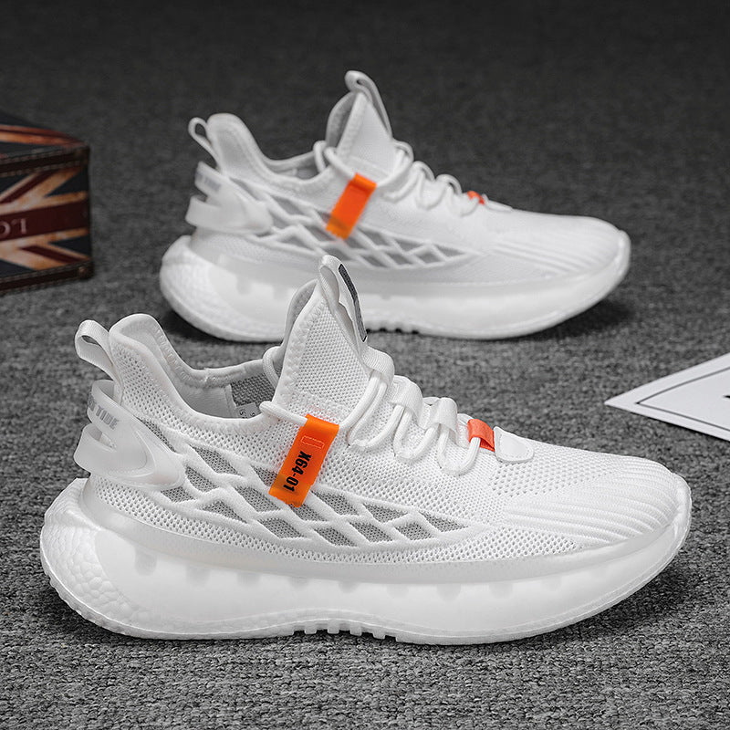 Mesh Sneakers Herr Löparskor med snörning