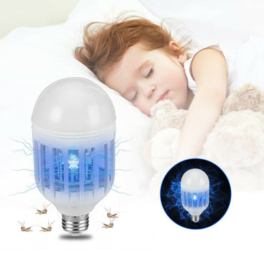 Bug Zapper ampoule moustique lampe piège à mouches tueur intérieur extérieur insecte E26 E27