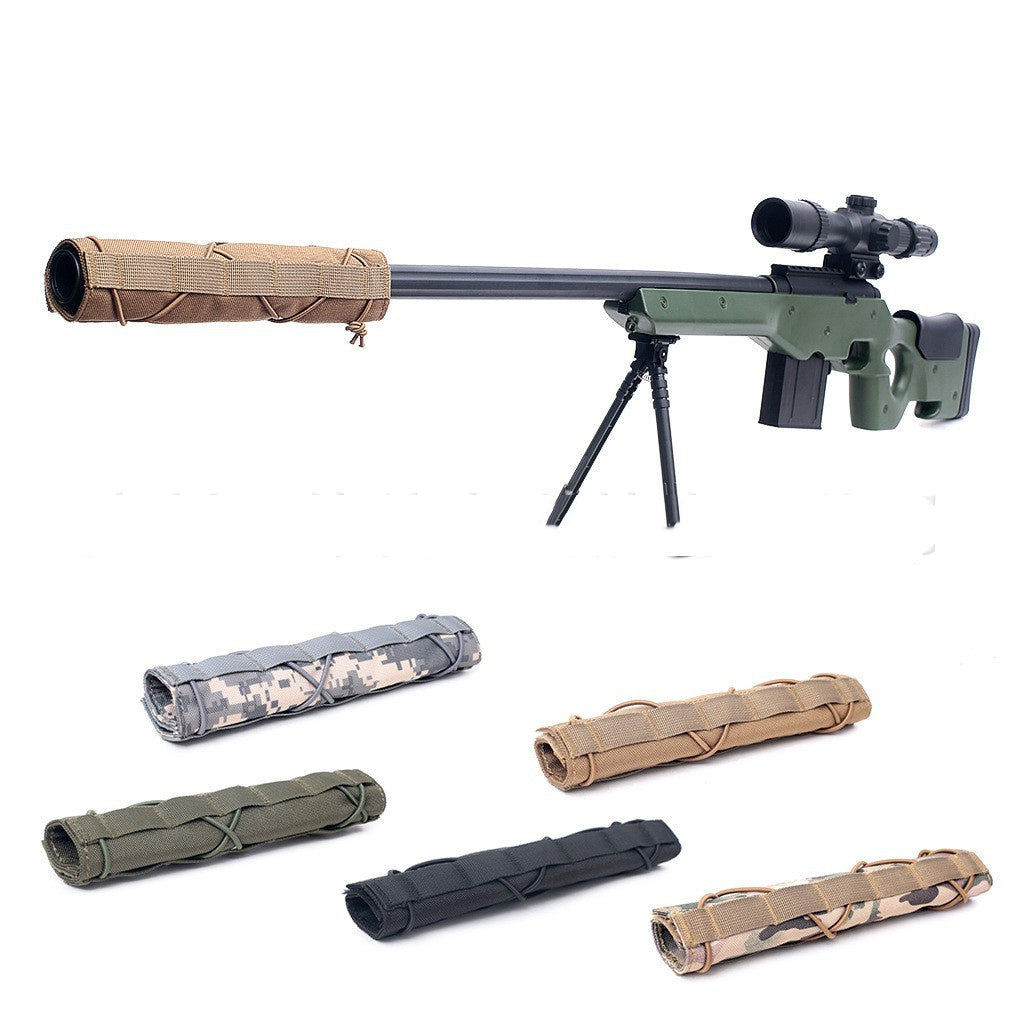 Utomhus jaktutrustning Ljuddämparväska Camo skyddsöverdrag