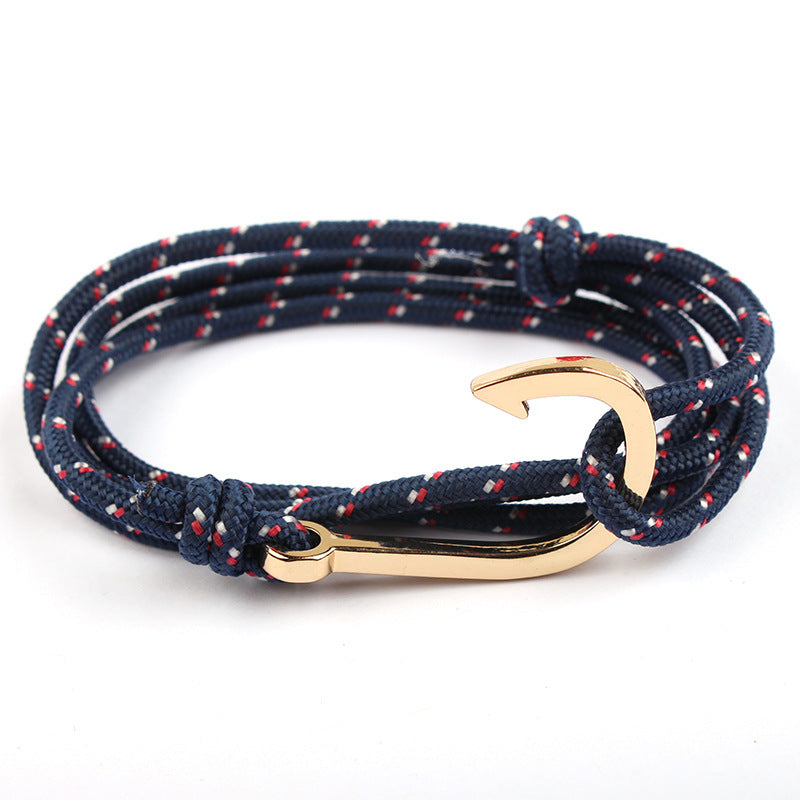 Justerbart Paracord Ankararmband Kvinna Män Berlockarmband