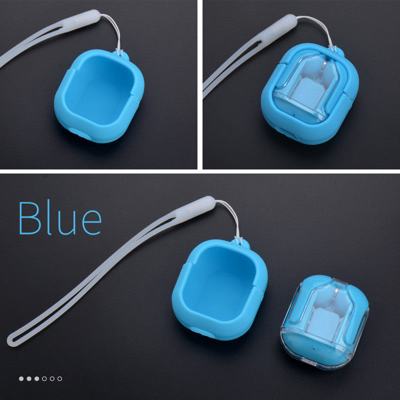 Nytt Mini Transparent trådlöst Bluetooth Headset Digital Display ENC brusreducering True Wireless Sports Music