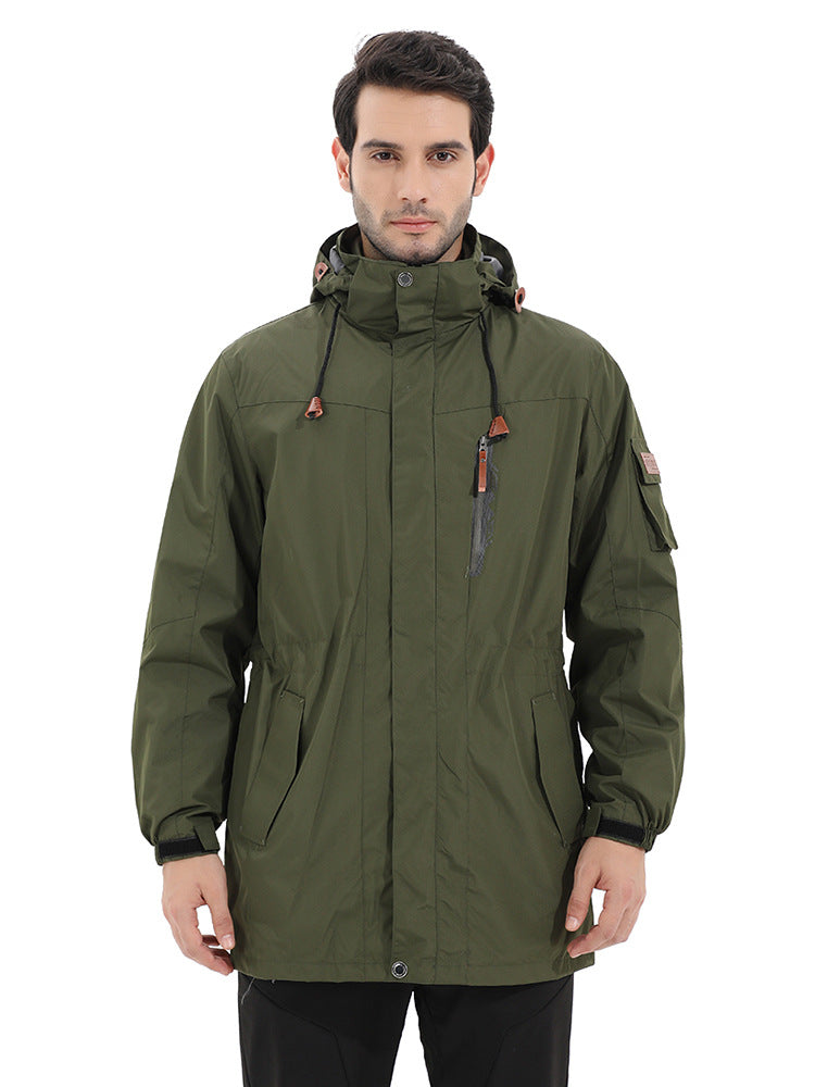 Veste imperméable chaude de sport et de loisirs pour hommes