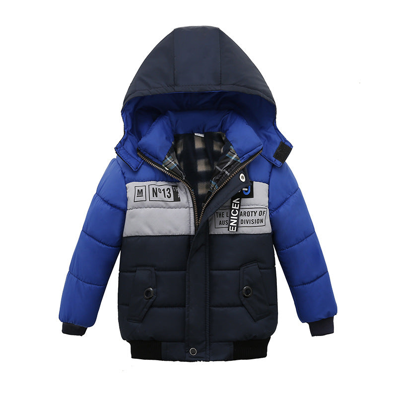 Vestes matelassées en coton pour garçons de petite et moyenne taille