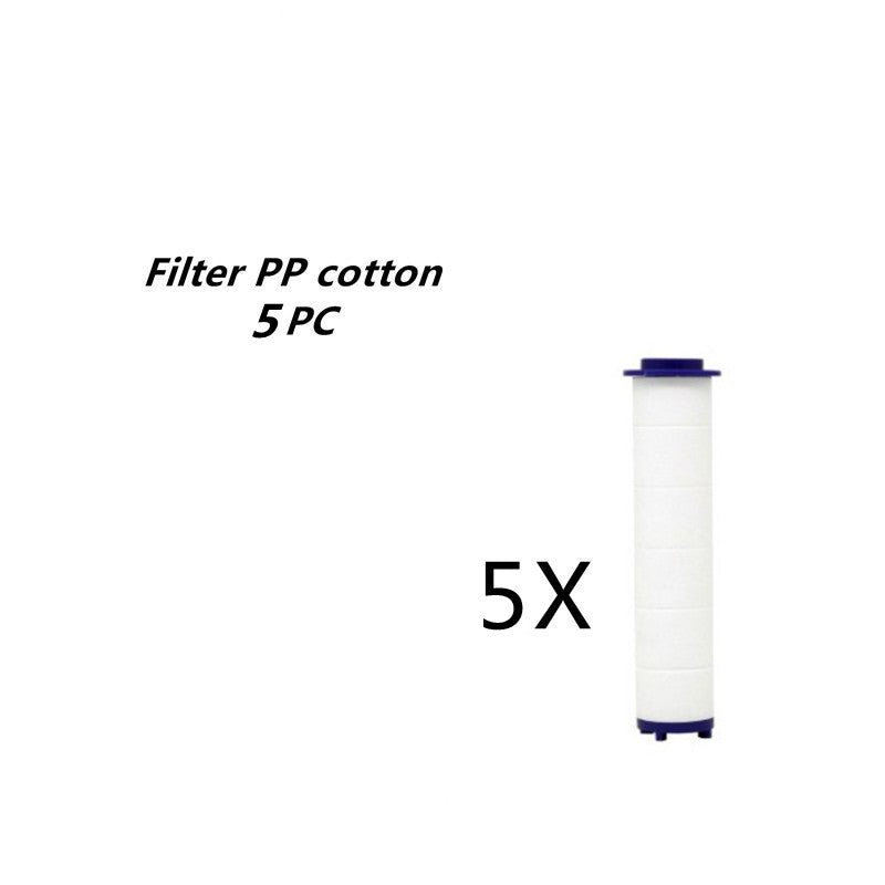 Pommeau de douche à hélice avec bouton d'arrêt et filtre en coton, buse de douche à main haute pression turbocompressée