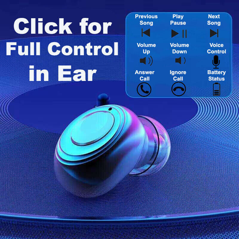 TWS Trådlösa hörlurar Bluetooth 5.0 Vattentät Headset Hörlurar Bluetooth Hörlurar Sport Vattentätt Headset
