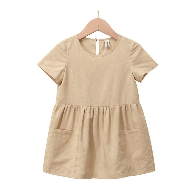 Flickors födelsedagsklänning Babykläder Flicka Tonårsdesign