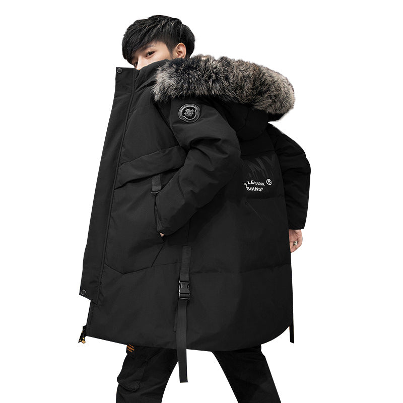 Doudoune longue et épaisse pour homme