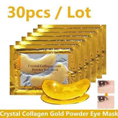 Skönhet Guld Kristall Kollagen Plåster för ögon Anti-aging Akne Ögonmask Koreansk kosmetika Hudvård