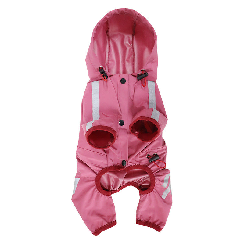 Manteau imperméable pour chien, paquet complet, Cape de pluie imperméable de quatre pieds, produits pour animaux de compagnie