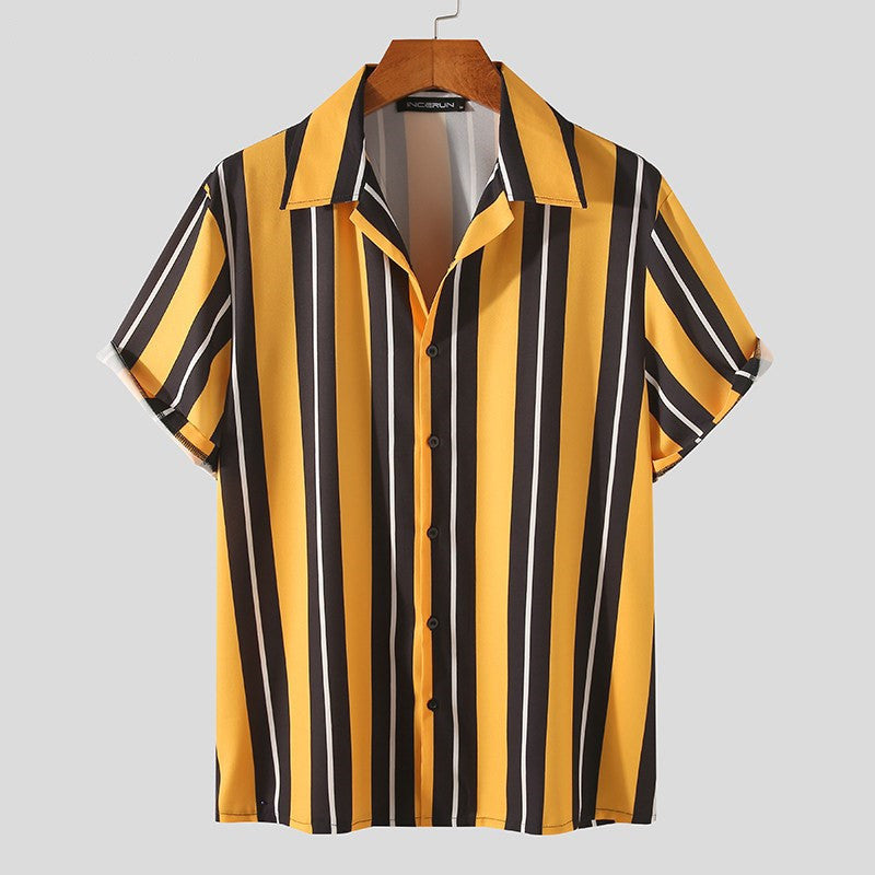 Mjuka skjortor för män Skjorta Herr Sommar Streetwear Casual