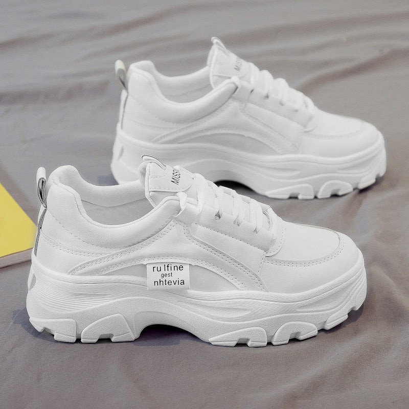 Thick Sole Network Red Sport Casual Small White Shoes Trendy Autumn