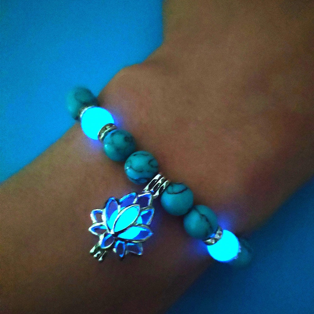 Energi Luminous Lotus Strand Pärla armband