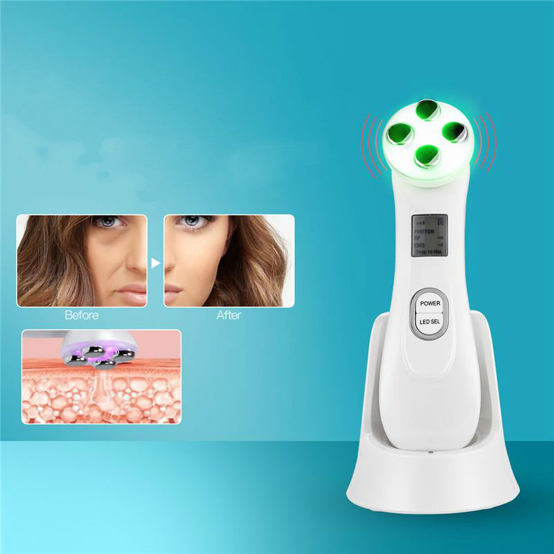 Appareil de beauté RF pour rajeunissement de la peau à photons LED