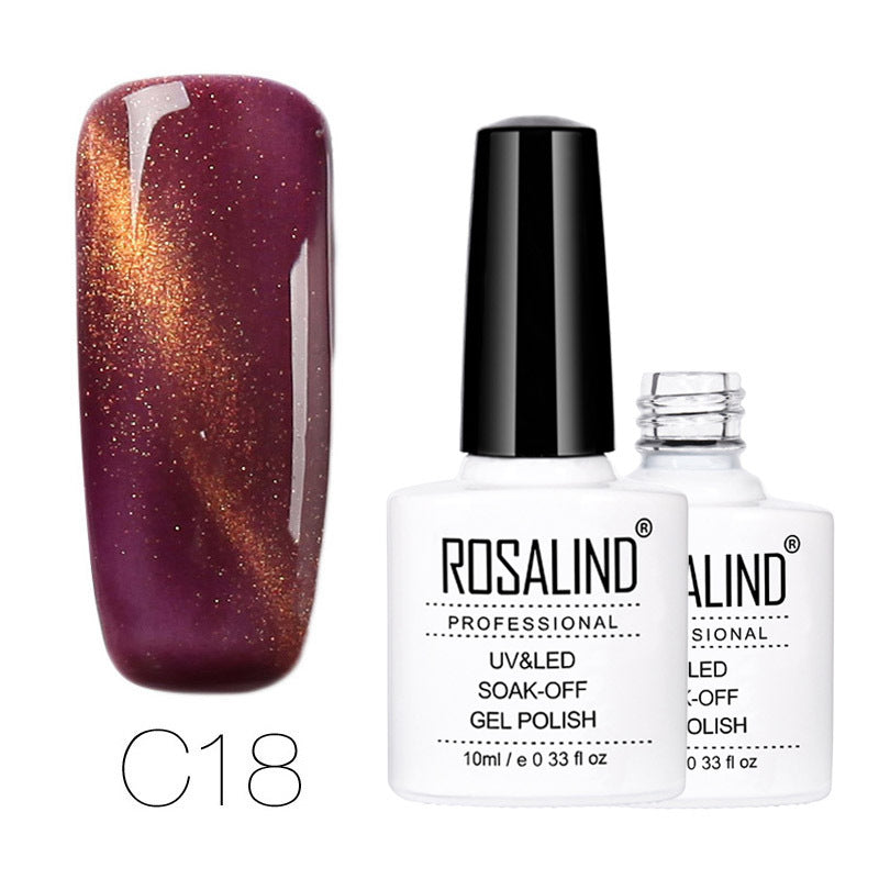 Cat Eye Gel Nail Polish - 30 Colors - 10ml - Phototherapy UV/LED - 2 Year Shelf Life - Natural Resin Formula