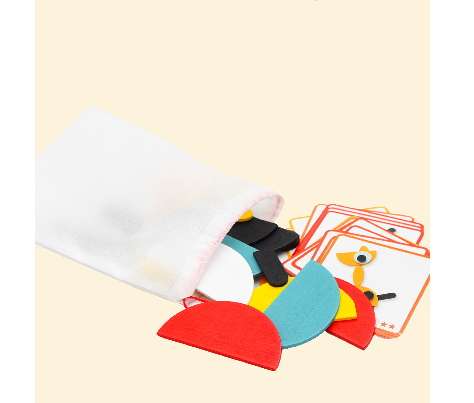 Holiday Tangram Jigsaw 3D Animals Puzzle