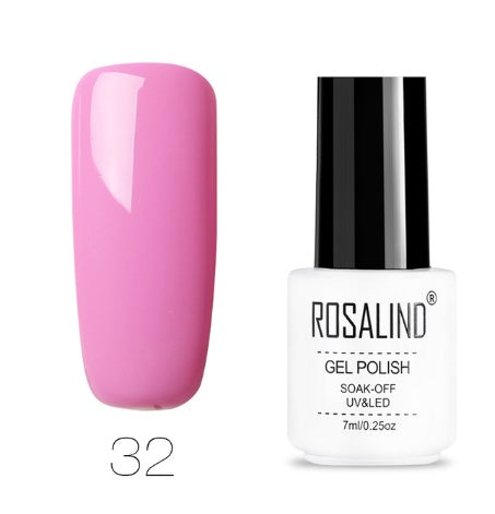 ROSALIND Pure Colors Gel Polish Collection - 7ML | 58 Colors + Base/Top UV/LED