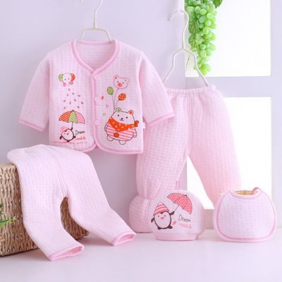 Sous-vêtements pour bébé vêtements chauds cinq pièces