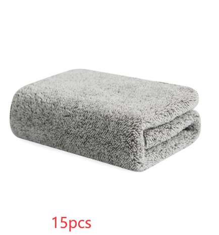 Serviette en charbon de bambou de style japonais, torchon en fibres fines