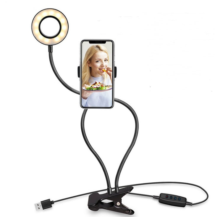 Ankare mobiltelefon ram fyllnadsljus mobiltelefon live supportnätverk röd live ankare fyllnadsljusfäste