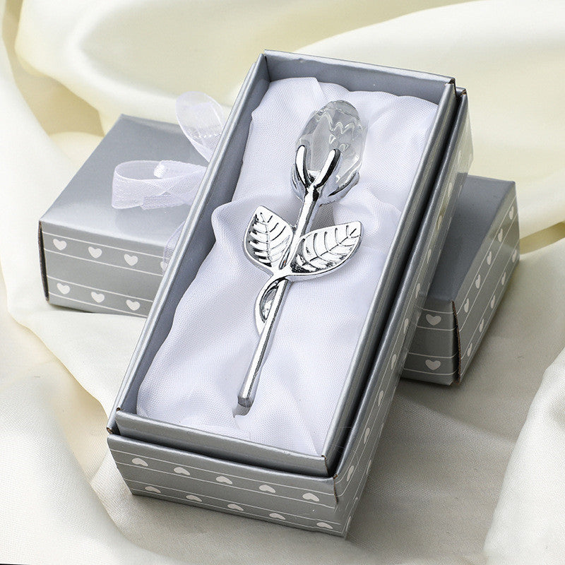 Cristal Métal Rose Saint Valentin Petit Cadeau Mariage