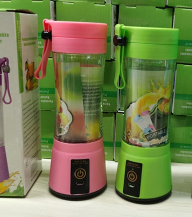 Bärbar mixer med USB-uppladdningsbar mini-fruktjuicemixer för kök Hem Enkel bärbar elektrisk minijuicer