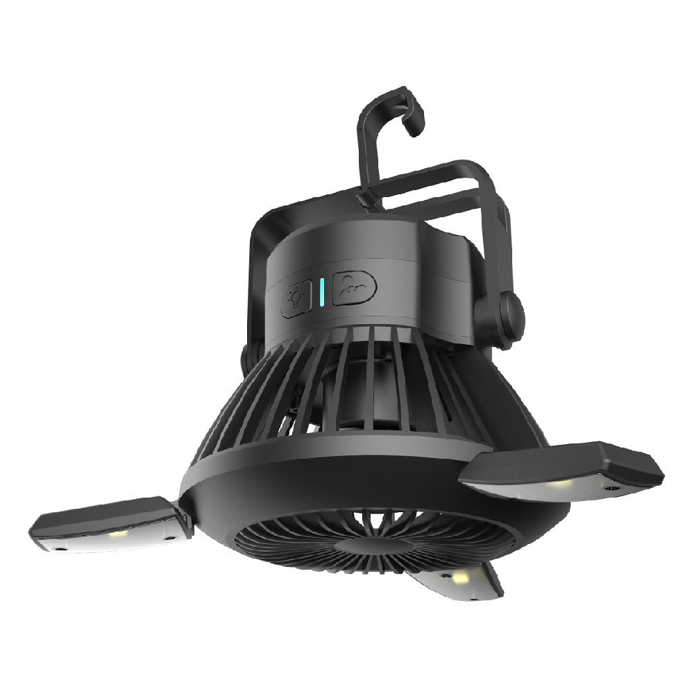 Outdoor Solar Camping Light with Fan