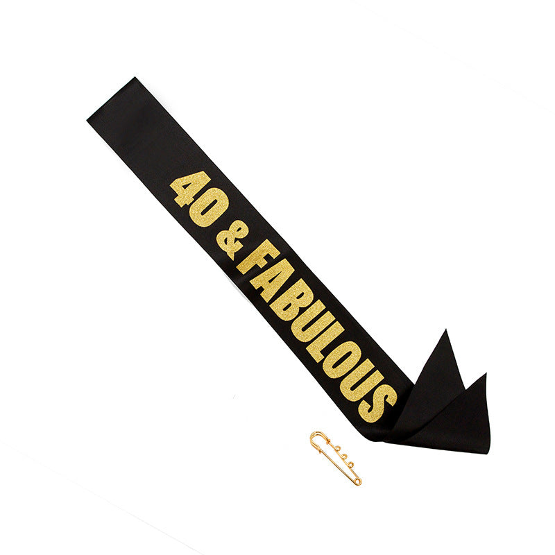 Sangles de fête d'anniversaire