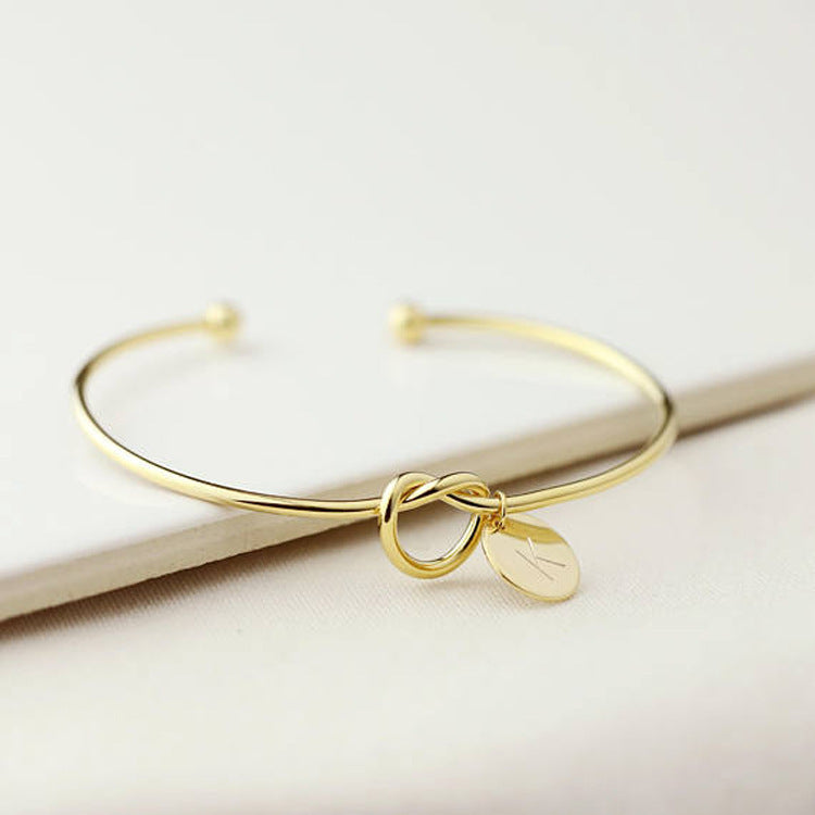 New Fashion Hot Rose Gold / Silver Plating Letter Bracelet Charm Chain Bracelet Women's Personality Jewelry