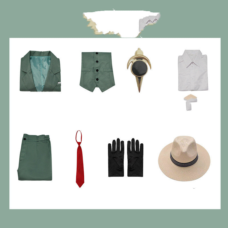 Ensemble complet de costumes de scène pour le cosplay d'animation