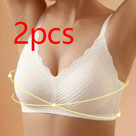Bubble Lace Strap Latex One-piece Seamless Underwear For Women