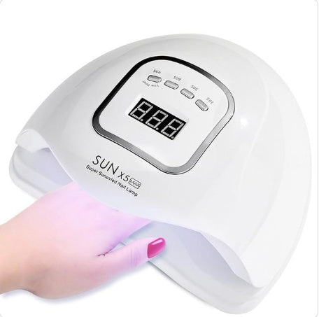 Santilady 80W Nail Phototherapy Set - Complete Gel Polish Kit | 20/10/6 Colors Base Top Coat