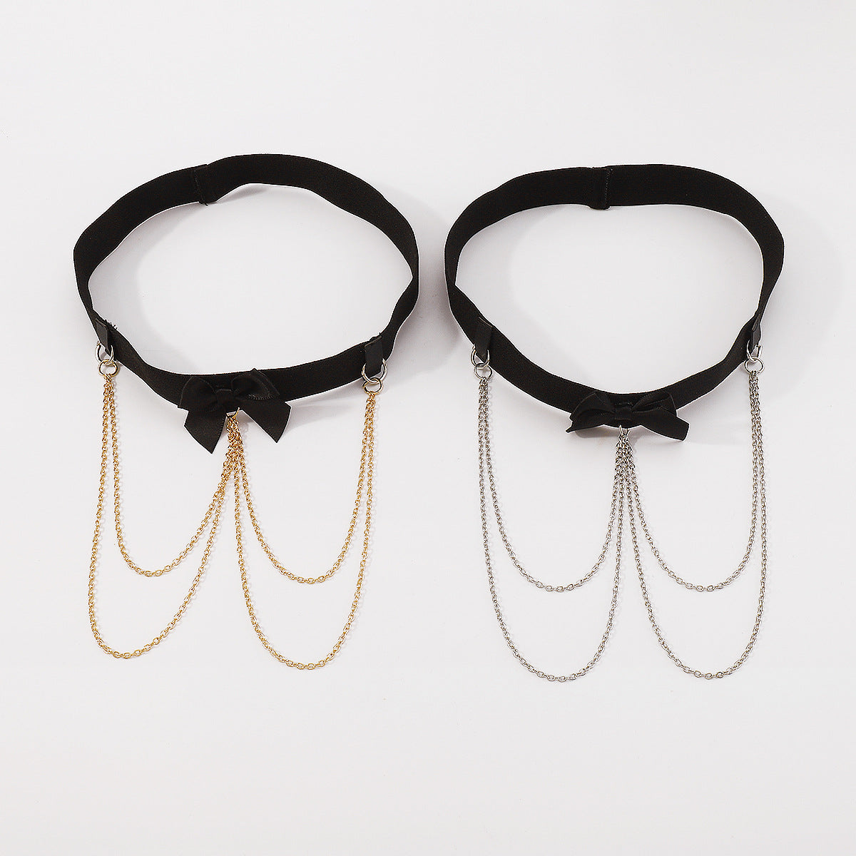 Sexig Mode Ben Ring Elastiskt Band Rosett Kedja Tofs Ben Armband Ankel Ring