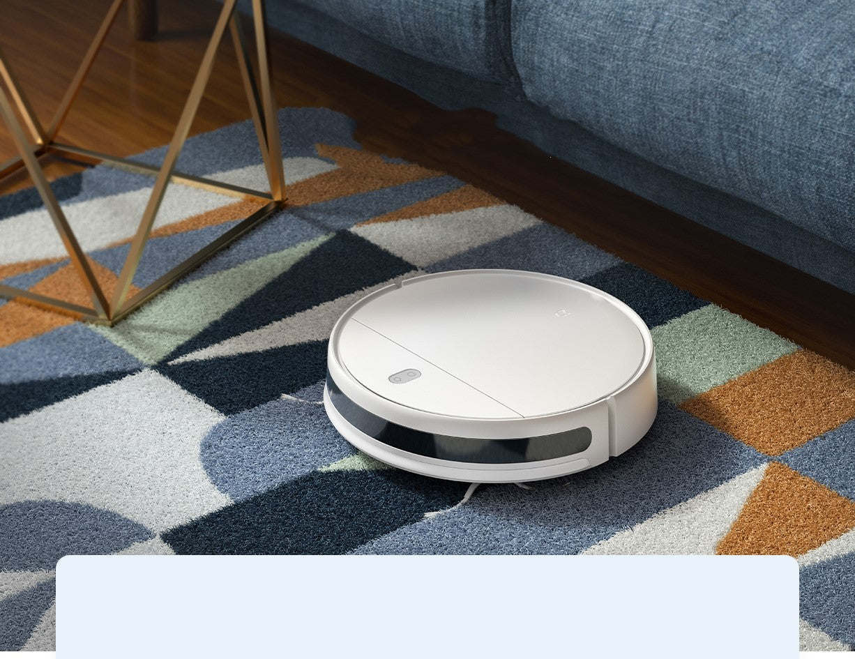 Mijia svepande och släpande robot