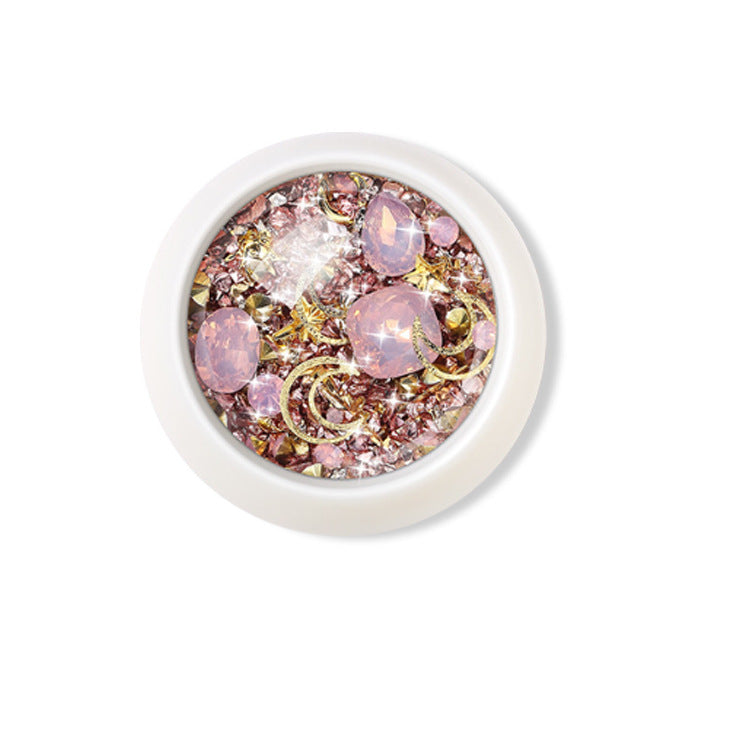 Professional Nail Jewelry Rivets - 89g Metal Collection | 6 Color Options Diamond Design