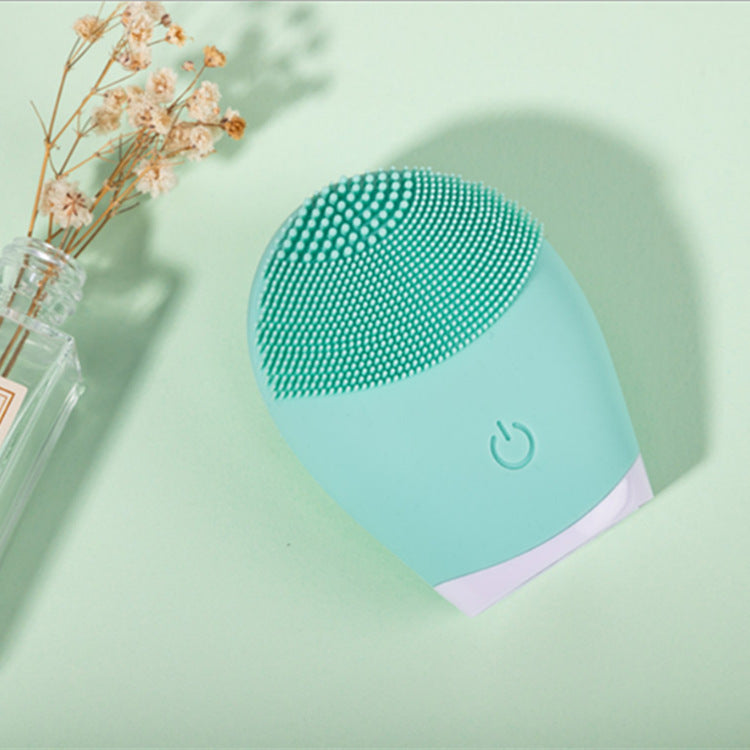 Nettoyant facial électrique à ultrasons en silicone