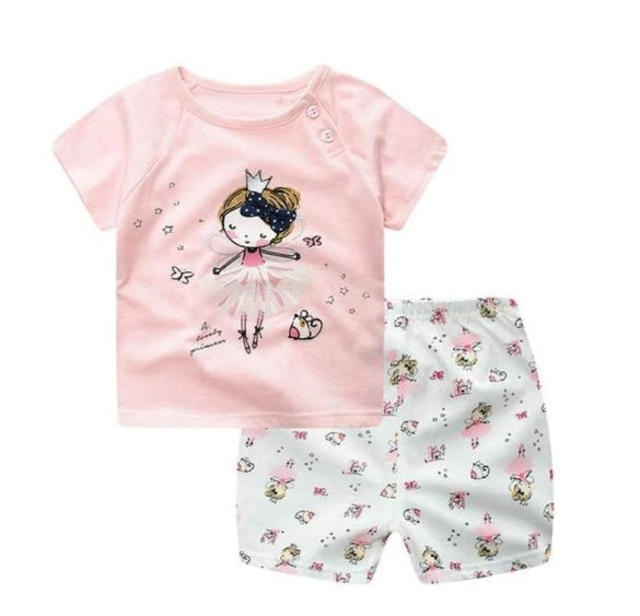 Summer Children's Clothing - Short-Sleeved Suit