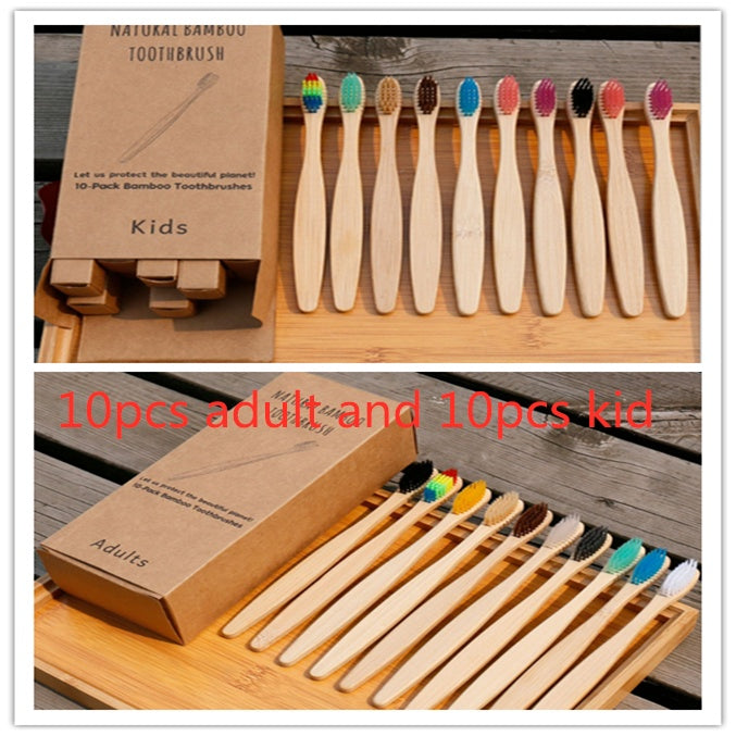 Eco Friendly Bamboo Soft Fiber Toothbrushes