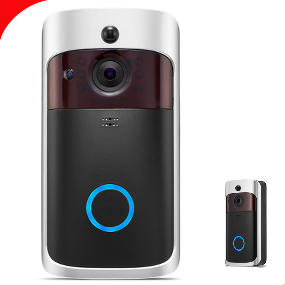 Videodörrklocka Smart trådlös WiFi säkerhetsdörrklocka