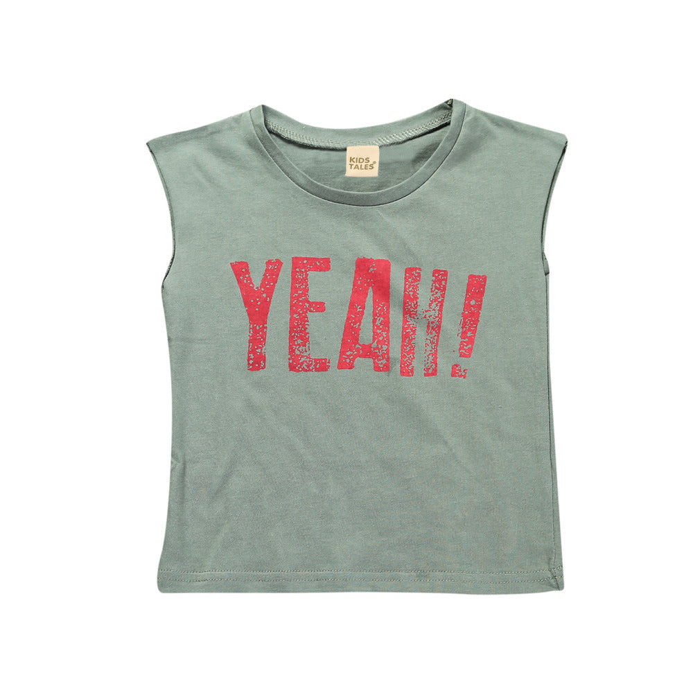 T-shirt sans manches pour enfants