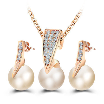2-piece Faux Pearl Necklace Set - Elegant Accessory for Any Occasion
